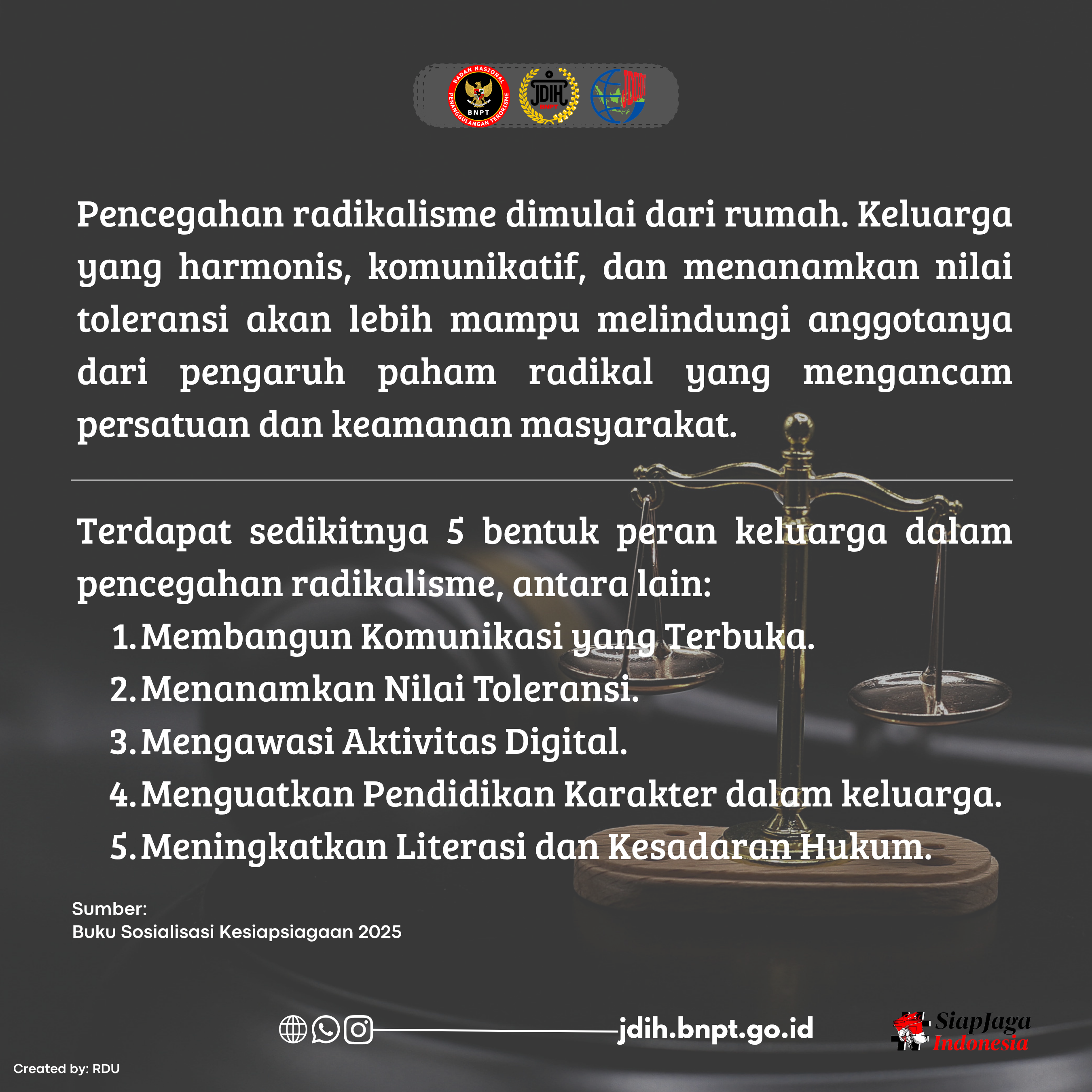 PERAN KELUARGA DALAM MENCEGAH RADIKALISME